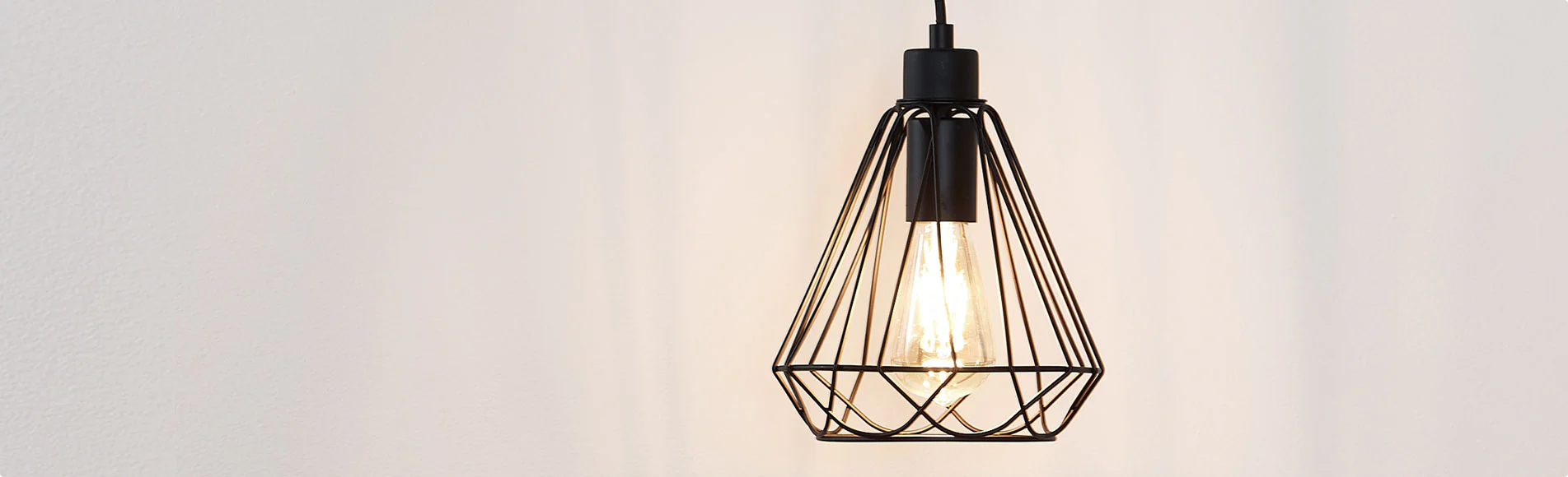 Đèn thả trần  Kim loại tròn màu trắng